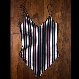 Stripped Bodysuit